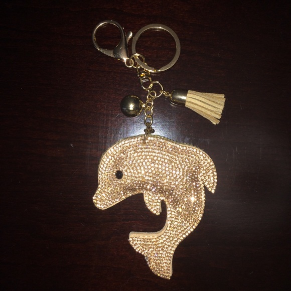 Accessories - Rose Gold Dolphin Keychain Luggage Tag Tassle Clip Accessories - Rose Gold Dolphin Keychain Luggage Tag Tassle Clip